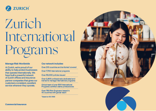 Zurich International Programs factsheet cover